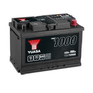 "BATTERIE YUASA 75AH GAMME YBX5000 SILVER HIGH PERFORMANCE SMF"